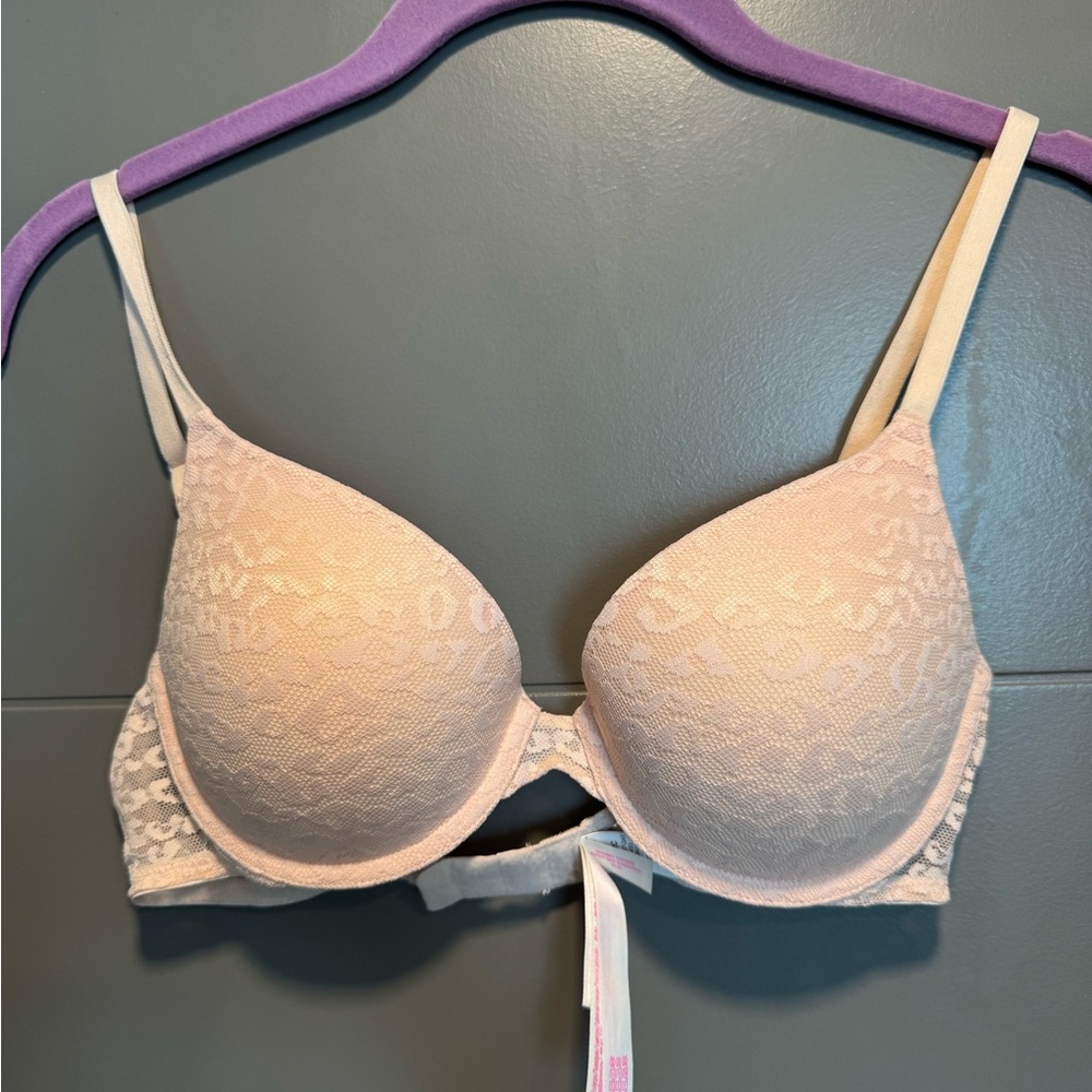 Victoria’s Secret Baby Pink Push Up T-Shirt Bra